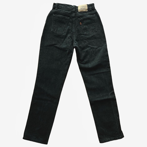 Vintage Levi’s 634 High Rise Black Jeans Made in Canada | 90s | 26 x 31.5 - Picture 3 of 8